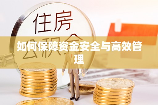 抚宁如何保障资金安全与高效管理