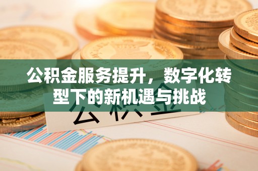抚宁公积金服务提升，数字化转型下的新机遇与挑战