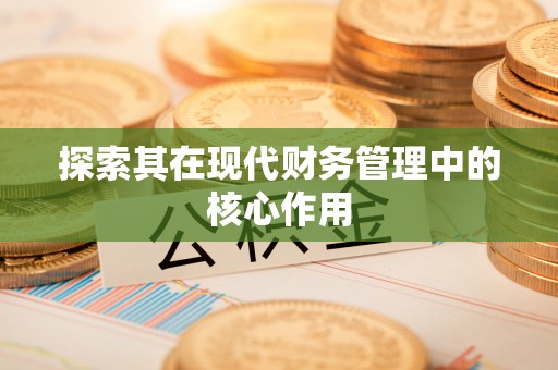 抚宁探索其在现代财务管理中的核心作用