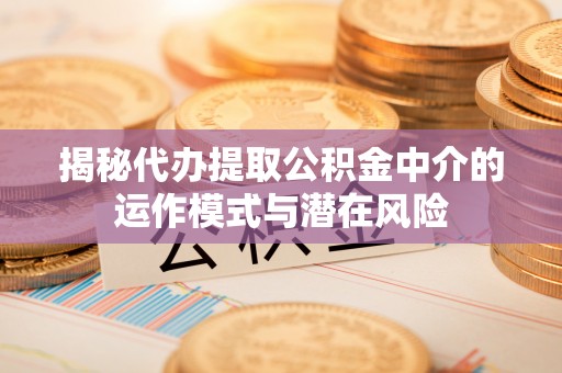 抚宁揭秘代办提取公积金中介的运作模式与潜在风险