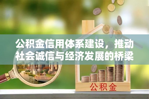 抚宁公积金信用体系建设，推动社会诚信与经济发展的桥梁