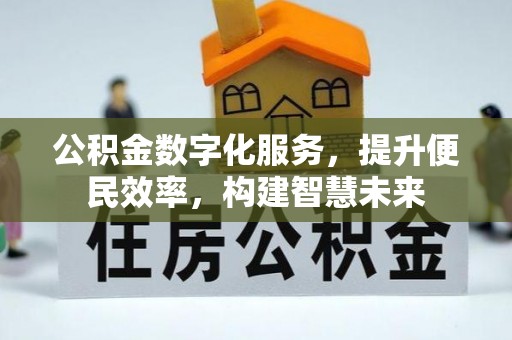 抚宁公积金数字化服务，提升便民效率，构建智慧未来